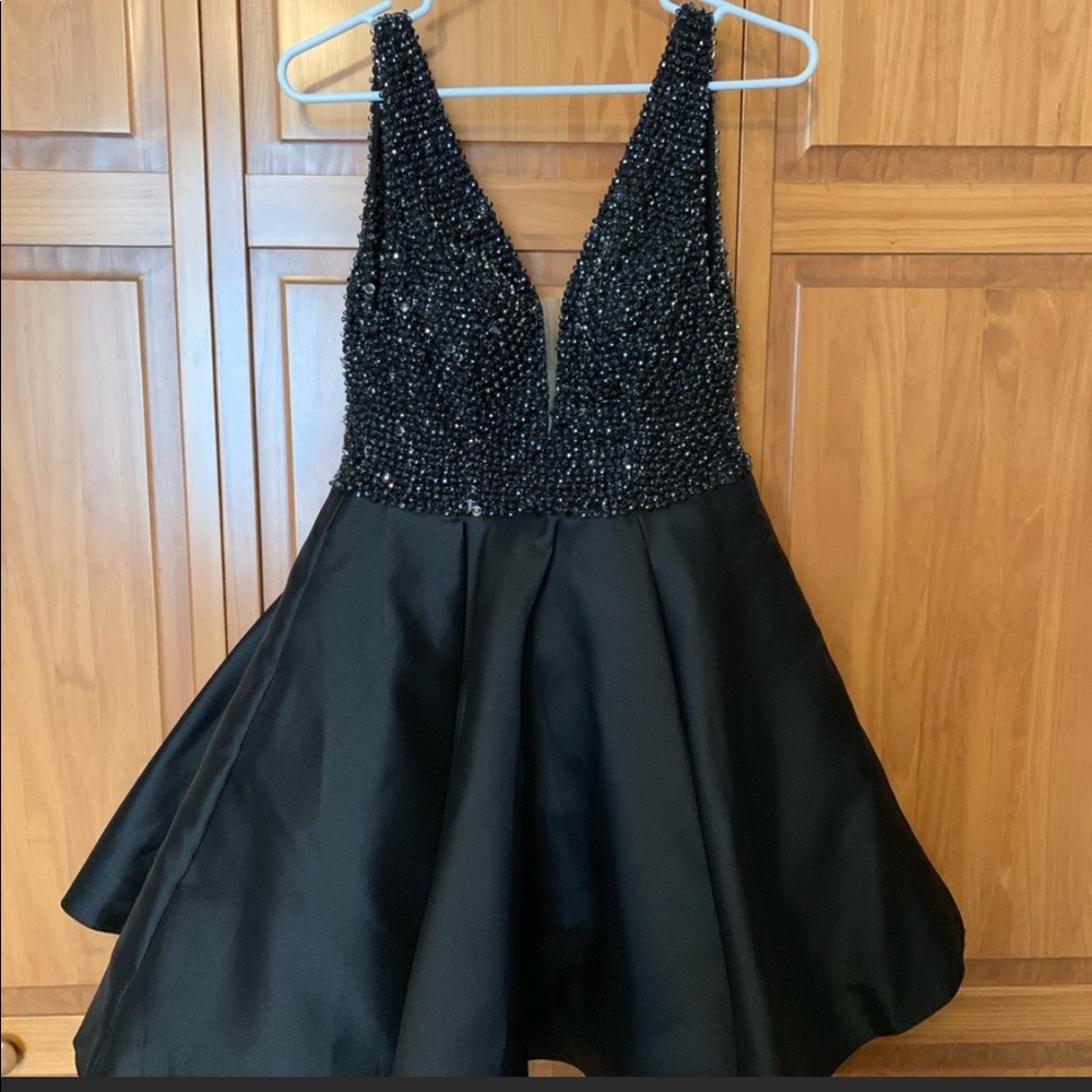 Jovani Black Cocktail Dress